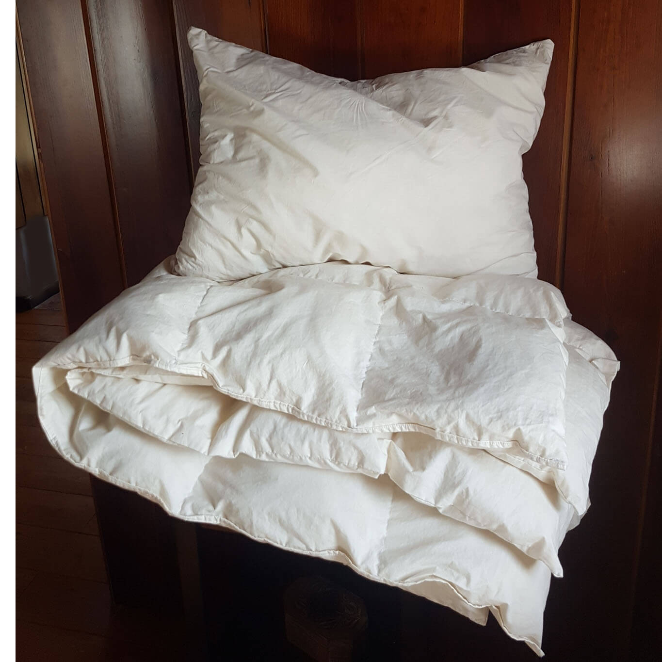 Pillows with 100% wool filling and organic cotton shell (non-standard sizes)