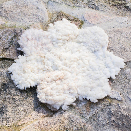 White flower/cloud rugs